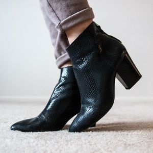 Zara Black Booties